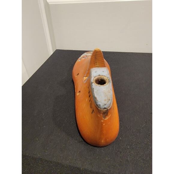 Shoe Form Wood Floral Painted Eclectic Home Decor Dove Art - Picture 5 of 11